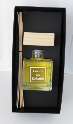 elegante scatola per 500ml essenze delle Dolomiti